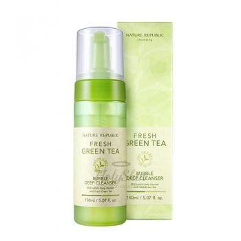 Fresh Green Tea Foam Cleanser Освежающая пенка для умывания