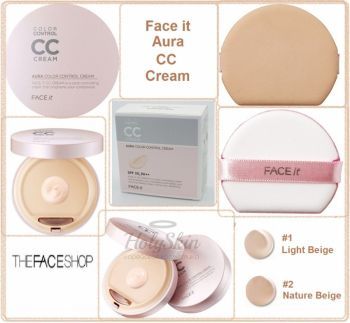 Face It Aura Color Control Cream The Face Shop купить