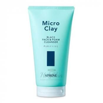 Micro Clay Black Pack & Foam Cleanser Purifying Очищающая маска для лица