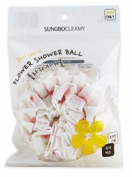 Clean and Beauty Flower Shower Ball description