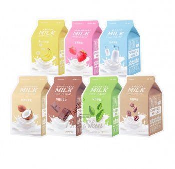 Apieu Milk One-Pack тканевые маски с молочными протеинами купить
