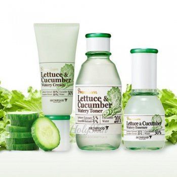 Premium Lettuce & Cucumber Watery Emulsion Увлажняющая эмульсия с латуком и огурцом