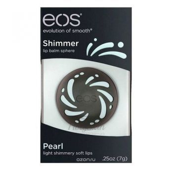 EOS Shimmer Pearl Бальзам дял губ с ухаживающими компонентами и блеском