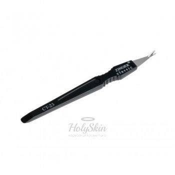 Триммер с черной ручкой Zinger CT-23 Триммер для маникюра с черной ручкой