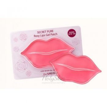 Secret Pure Rosy Lips Gel Patch Гидрогелевые патчи для губ