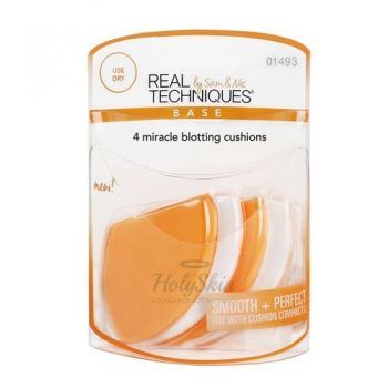 Real Techniques 4 Miracle Blotting Cushions Real Techniques
