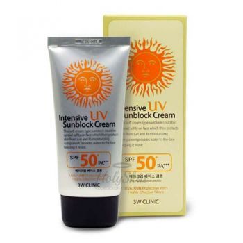 Intensive UV Sun Block Cream 3W Clinic купить