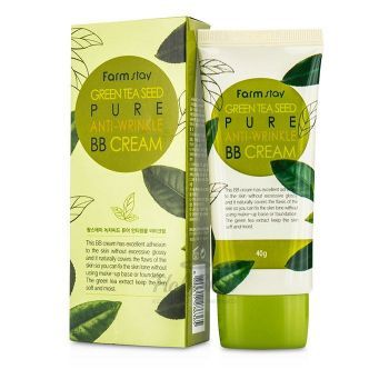 Green Tea Seed Pure Anti-Wrinkle BB Cream Farmstay купить