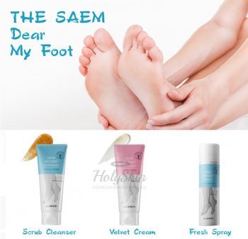 Dear My Foot Scrub Cleanser The Saem отзывы
