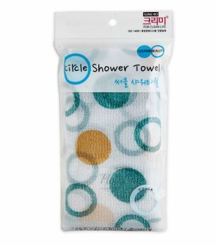 Clean and Beauty Circle Shower Towel (28x95) description