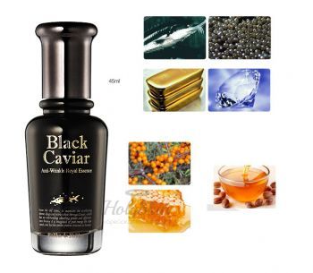 Black Caviar Antiwrinkle Royal Essence Holika Holika купить