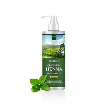 Greentea Henna Pure Refresh Shampoo 1000ml Deoproce купить