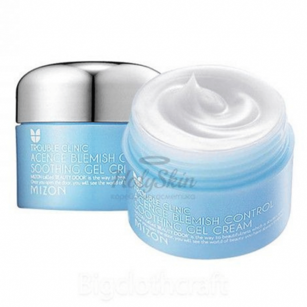 Acence Blemish Control Soothing Gel Cream.