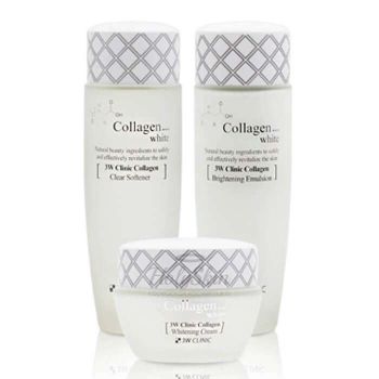 Collagen Whitening Skin Care Items 3 Set Набор осветляющих средств с коллагеном