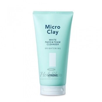 Micro Clay White Pack And Foam Cleanser Brightening Осветляющая маска-пенка