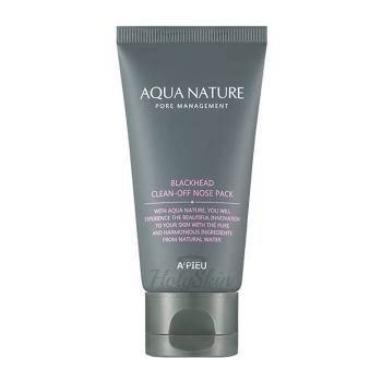 Aqua Nature Pore Management Blackhead Clean-Off Nose Pack Очищающая маска-пленка