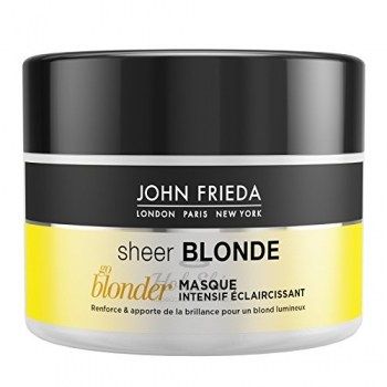Sheer Blonde Go Blonder Masque Intensif Eclaircissant Маска для увлажнения, восстановления и придания блеска поврежденным, лишенным блеска волосам светлого оттенка