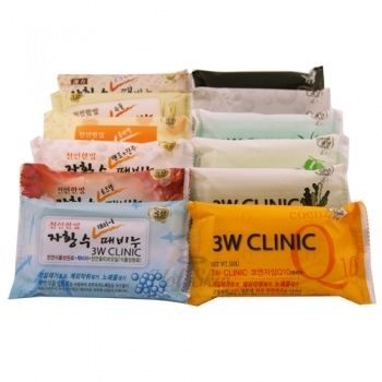 3W Clinic Soap Мыло для очищения и увлажнения кожи