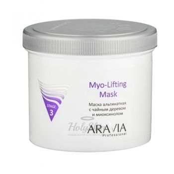 Aravia Professional Myo-Lifting Альгинатная маска для устранения мимических морщин и увлажнения кожи