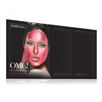Platinum Hot Pink Facial Mask Kit Маска трехкомпонентная для ухода за кожей лица розовая