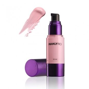 Manly Pro База под макияж увлажняющая освежающая HD прозрачно-нежно-розовая Освежающая увлажняющая база под макияж