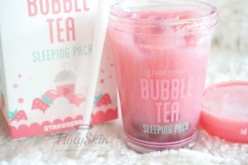 Bubble Tea Sleeping Pack Strawberry Etude House купить