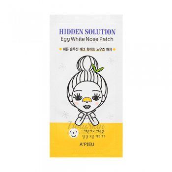 Hidden Solution Egg White Nose Patch A'Pieu купить