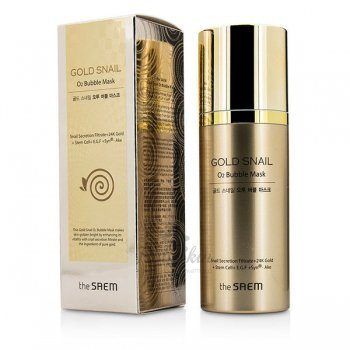 Gold Snail O2 Bubble Mask (Jumbo) The Saem