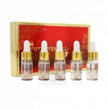 Whee Hyang Whitening and Anti-Wrinkle Ampoule Set description