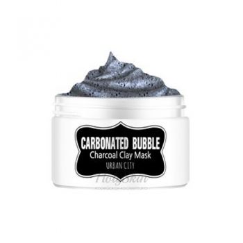 Urban City Carbonated Bubble Charcoal Clay Mask Глиняно-пузырьковая маска с угольным порошком