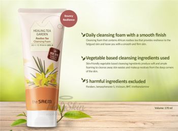 Healing Tea Garden Rooibos Tea Cleansing Foam The Saem купить