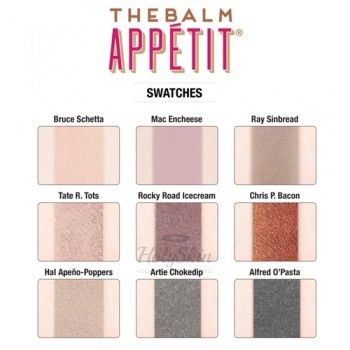 TheBalm Balm Appetit Палетка для создания уникального макияжа, а также поддержания его в первозданном виде
