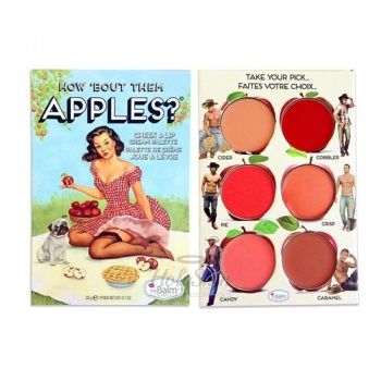 TheBalm How'Bout Them Apples? Lip Palette Палетка для создания уникального макияжа, а также поддержания его в первозданном виде
