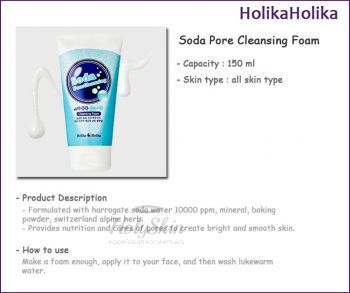 Soda Pore Cleansing Foam description