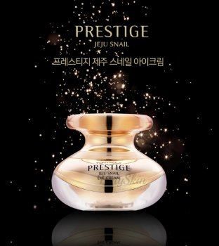 Prestige Jeju Snail Eye Cream Премиальный улиточный крем с золотом
