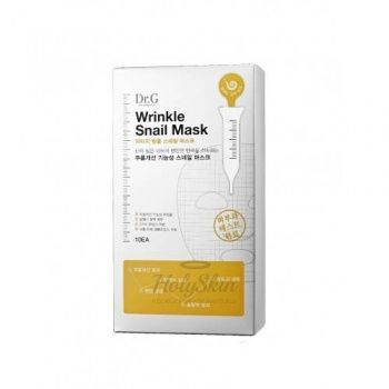 Dr.G Wrinkle Snail Mask 10 pcs Тканевая маска с экстрактом улитки