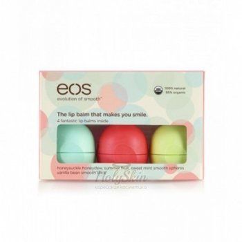 EOS Smooth Lip Balm 4 Multipack купить
