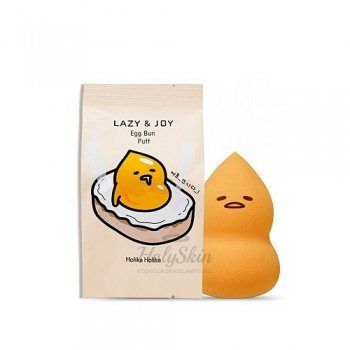 Lazy & Joy Gudetama Egg Bun Puff Holika Holika купить