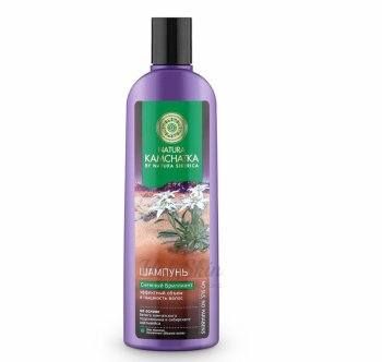 Natura Kamchatka Шампунь Снежный Бриллиант эффектный объем и пышность волос description