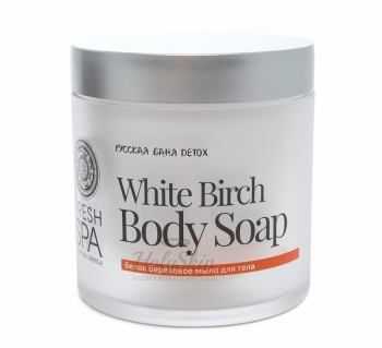 Bania Detox мыло для тела белое березовое Natura Siberica