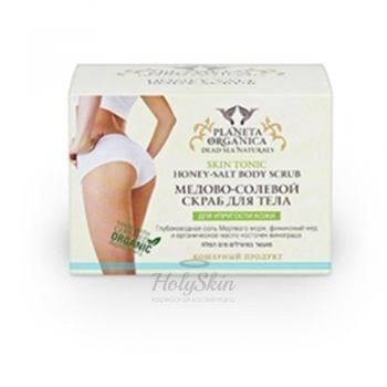 Dead Sea Naturals скраб медово-солевой для тела Planeta Organica
