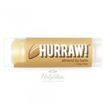 Hurraw! Almond Lip Balm Натуральный бальзам для губ со вкусом миндаля