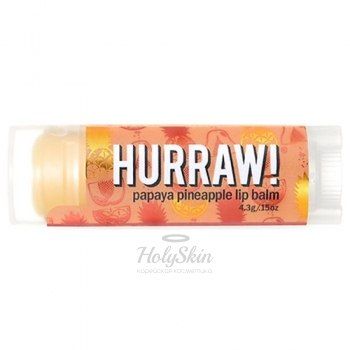Hurraw! Papaya Pineapple Lip Balm Hurraw! купить