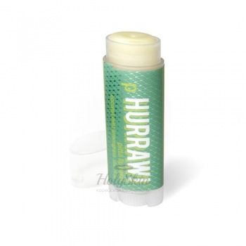 Hurraw! Pitta Lip Balm Бальзам для губ со вкусом кокоса, лемонграсса и перечной мяты