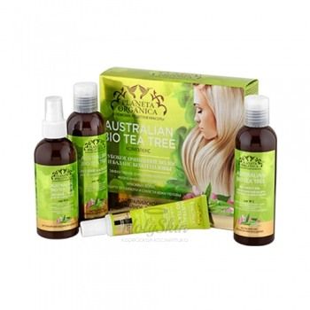 PO Набор Australian Bio Tea Tree PO Набор Australian Bio Tea Tree, комплекс для глубокого очищения волос и баланса кожи головы:
- Гель-пилинг для глубокого очищения;
- Шампунь для очищения волос и баланса кожи;
- Легкий бальзам для у