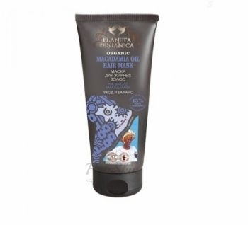 PO Macadamia Oil Маска для жирных волос уход и баланс Planeta Organica отзывы