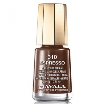 Mavala Nail Color Cream 310 Espresso Лак для ногтей без вредных компонентов