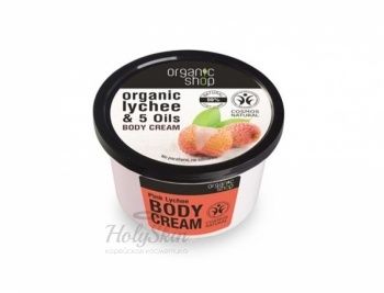 OS крем для тела розовый личи Organic Shop отзывы