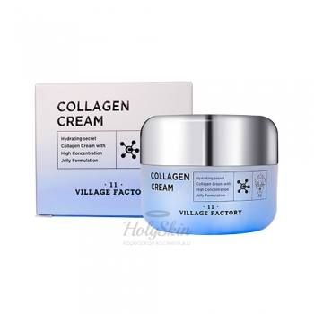 Village 11 Factory Collagen Cream Увлажняющий гель-крем для лица с гидролизованным коллагеном