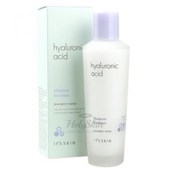 Hyaluronic Acid Moisture Emulsion Увлажняющая эмульсия с гиалуроновой кислотой предназначена для интенсивного и длительного увлажнения кожи.